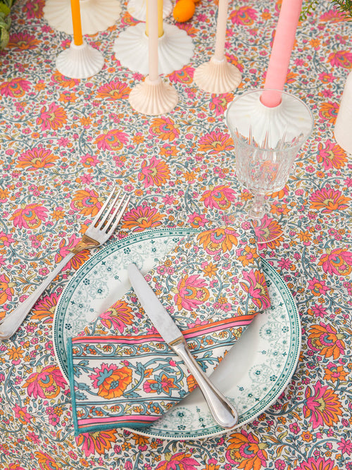 Home Tablecloth Carla Ivory Winter Garden