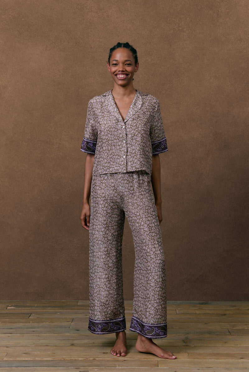 Haut De Pyjama En Soie Loulou