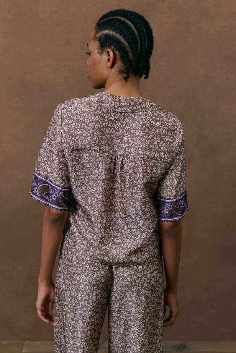 Haut De Pyjama En Soie Loulou