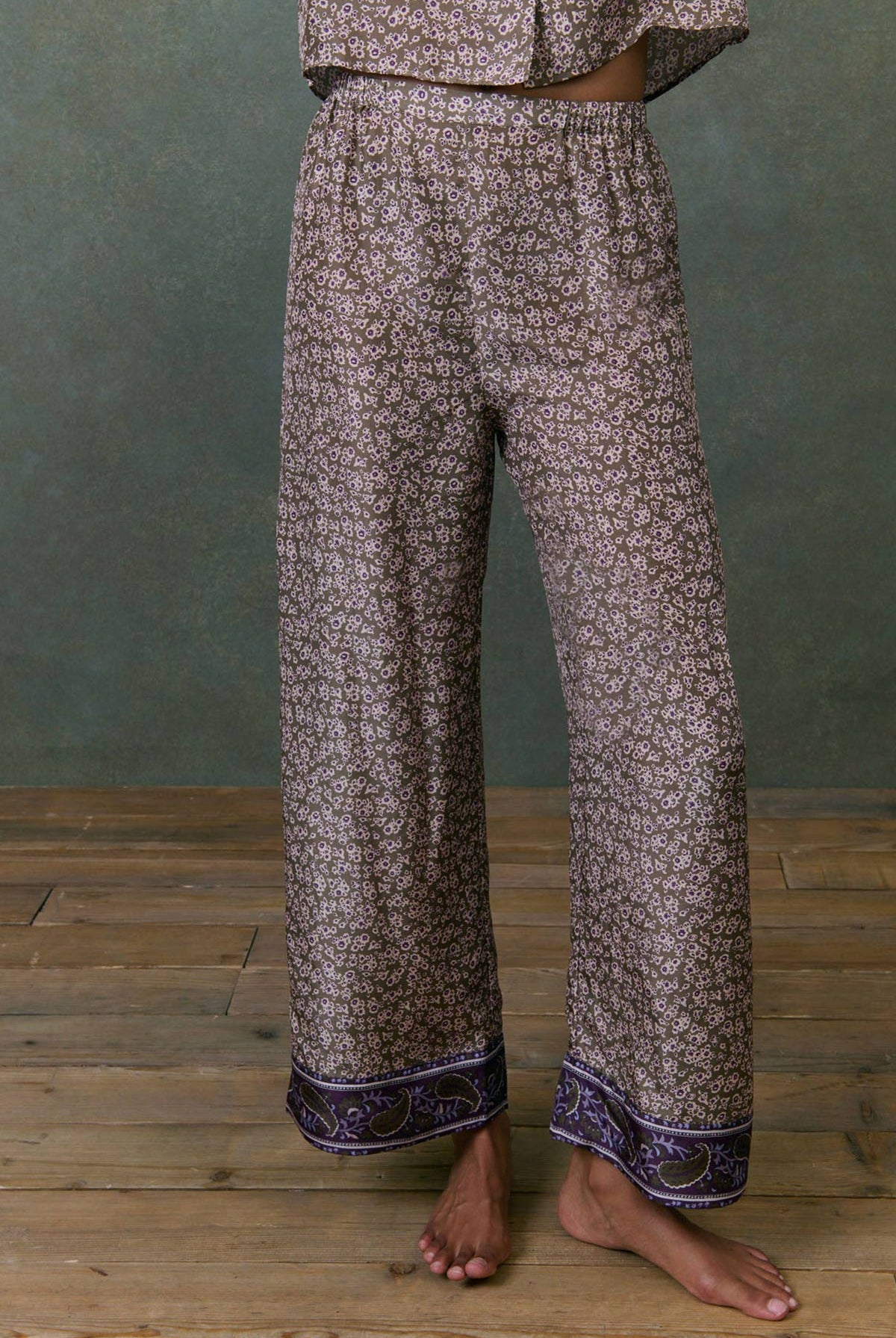 Bas De Pyjama En Soie Melycia