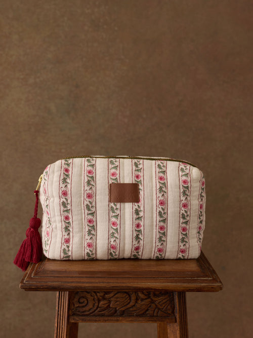 Maison pochette teiki Cr.pink S-cr.flow B.