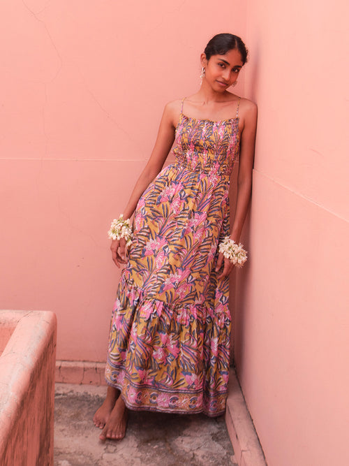 Saheli - Louise Misha - Robe Giselle - Honey Flowers