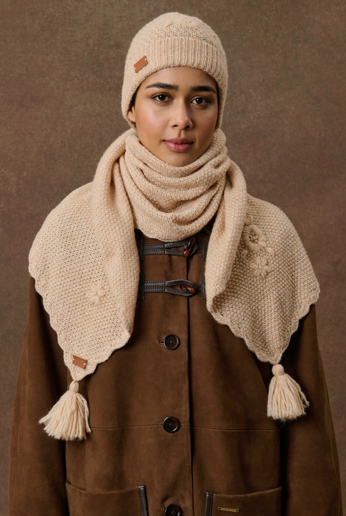 Écharpe Pompon