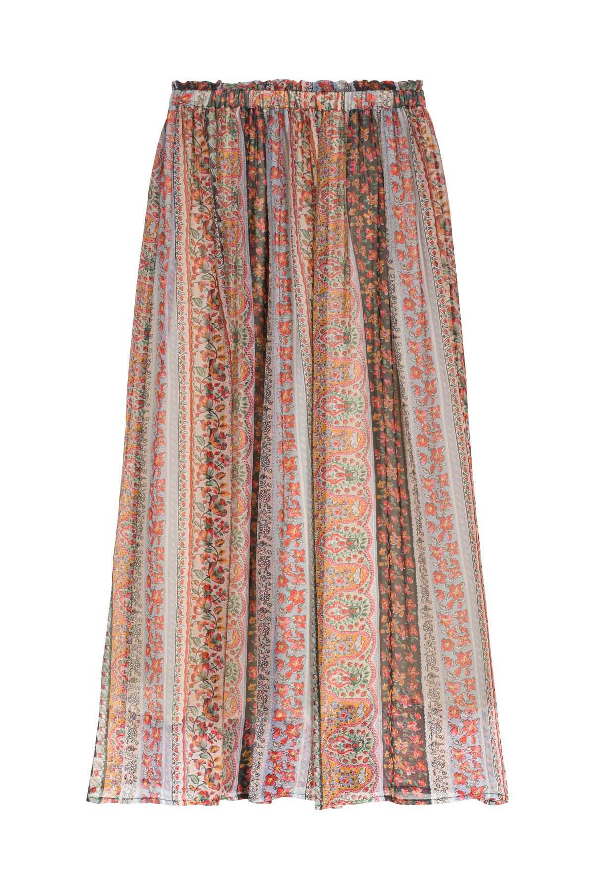 Jupe en Mousseline de soie Yunga