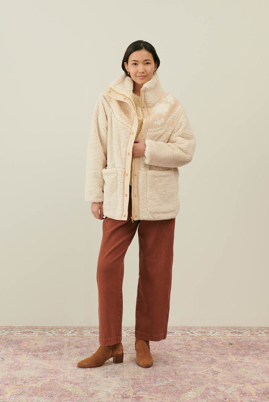 Manteau Louise Della Vintage - Taille 38/40 - Longueur 109 Cm - Neuf Sans étiquettes