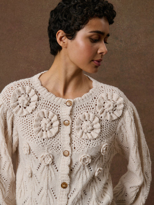 Femme Cardigan Lokya Cream