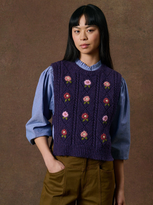 Femme Pull Aleda Violet Frost