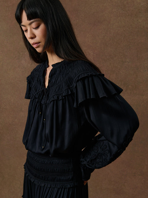Femme BLOUSE PAOLINA Black
