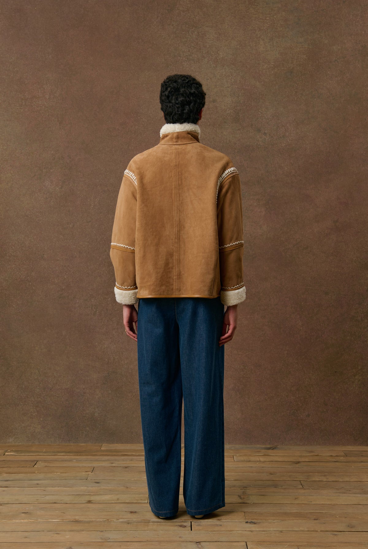 VESTE EN DAIM THERESA