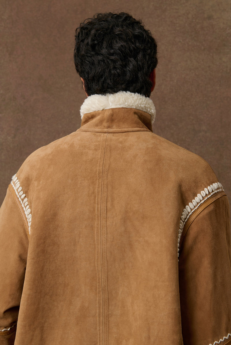 VESTE EN DAIM THERESA