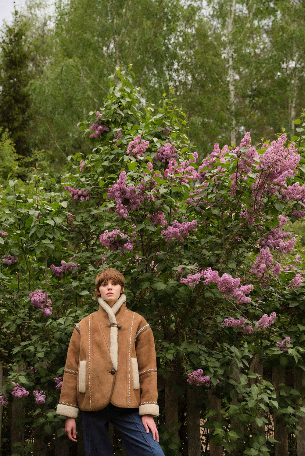 VESTE EN DAIM THERESA