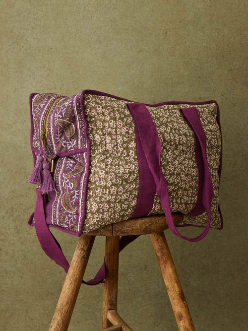 Home 36Hours Bag Lilio Khaki Freesia Dreams